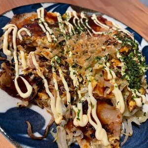 お好み焼き粉がなくても！キャベツ焼き